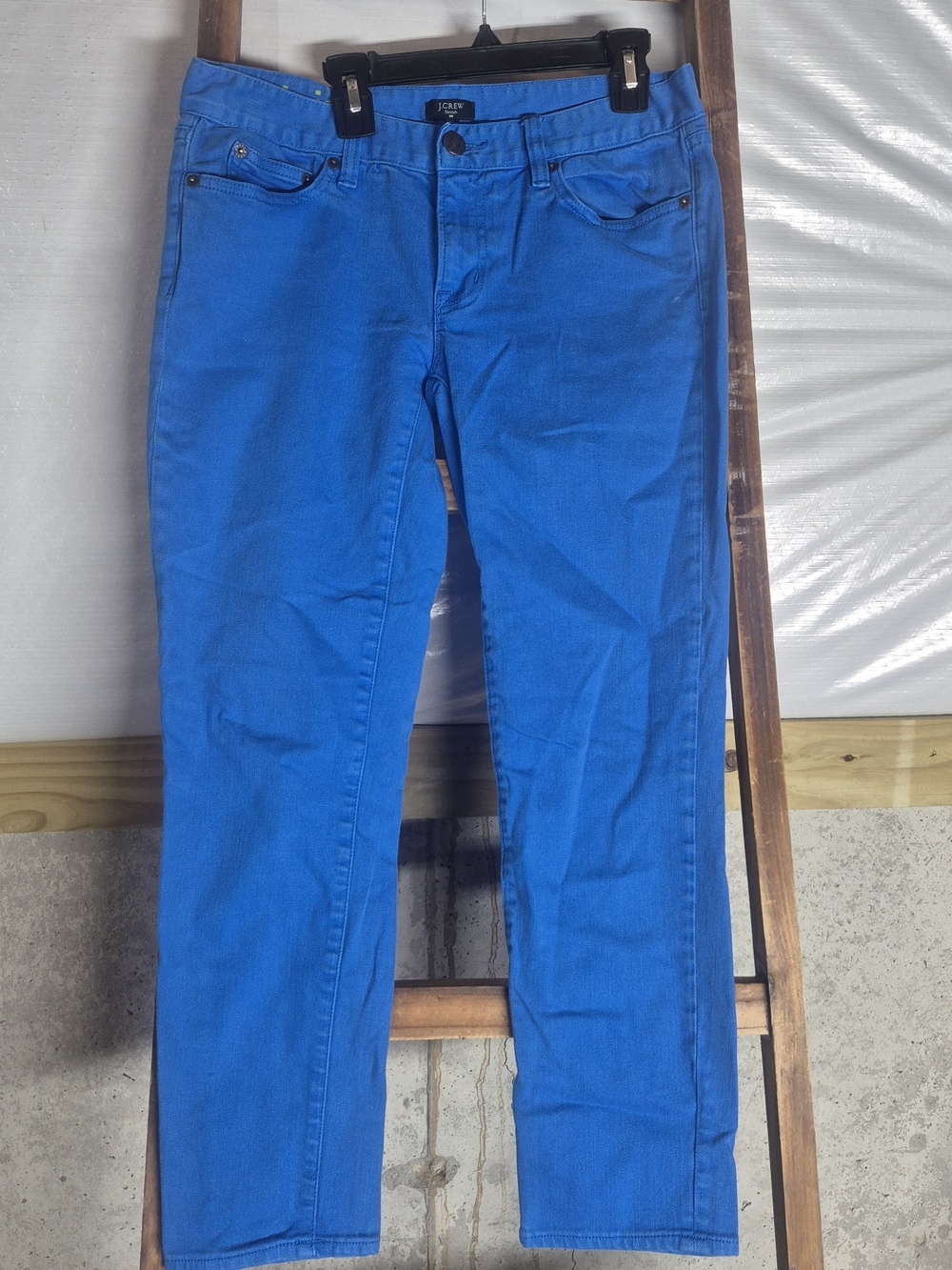 J. Crew Women's Bright Blue Skinny Jeans